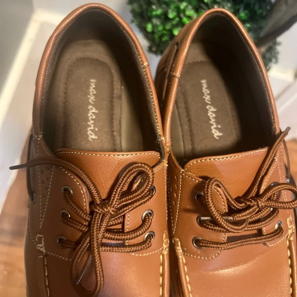 Classic Brown Leather Boat Shoes
